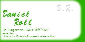 daniel roll business card